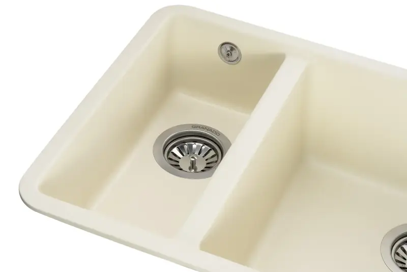 Мойка GRANADO Under top DOUBLE ivory - фото - №2