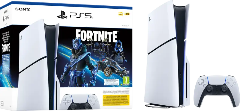 Ігрова консоль Sony PlayStation 5 Slim Blu-ray (Fortnite Cobalt Star Bundle) фото