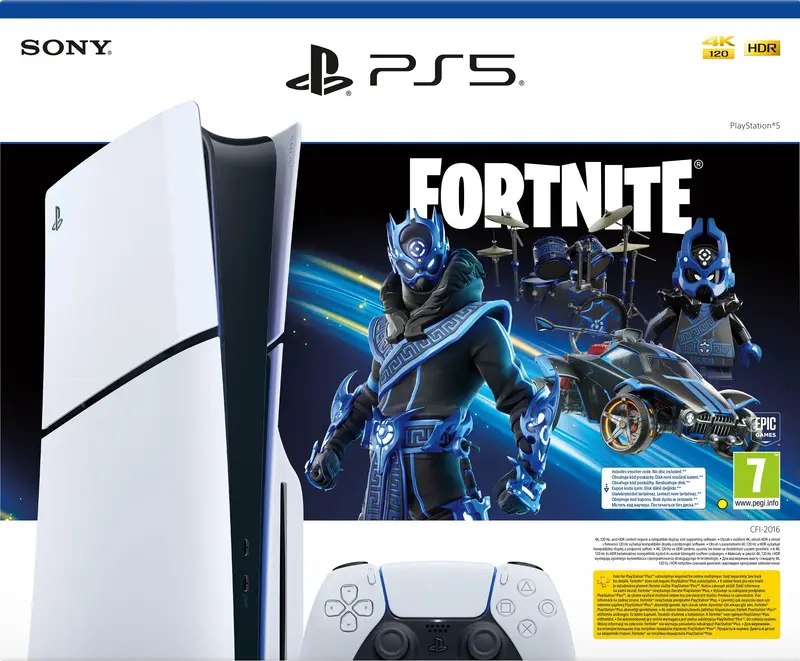 Ігрова консоль Sony PlayStation 5 Slim Blu-ray (Fortnite Cobalt Star Bundle) фото