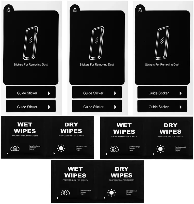 Набір захисних стекол GIO для iPhone 16 (2+1 шт) - фото - №3