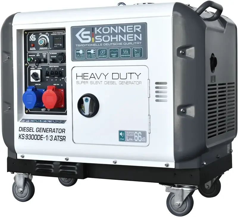 Генератор дизельний Könner & Söhnen KS 9300DE-1/3 ATSR фото