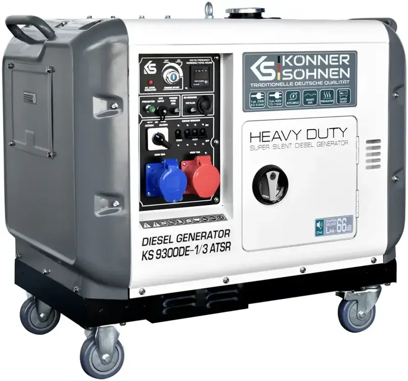 Генератор дизельний Könner & Söhnen KS 9300DE-1/3 ATSR фото