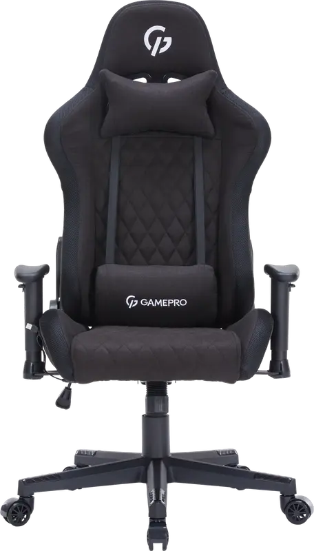 Ігрове крісло GamePro GC700FB RGB Fabric Black фото