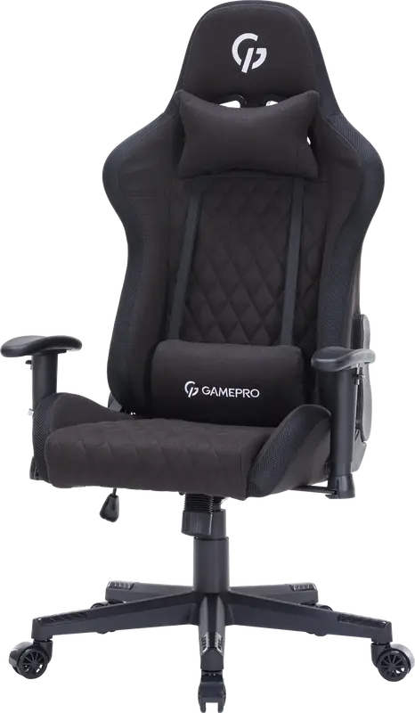 Ігрове крісло GamePro GC700FB RGB Fabric Black фото