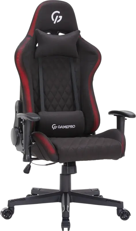 Ігрове крісло GamePro GC700FB RGB Fabric Black фото