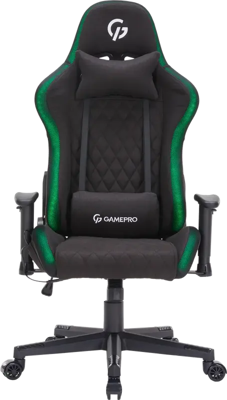 Ігрове крісло GamePro GC700FB RGB Fabric Black фото