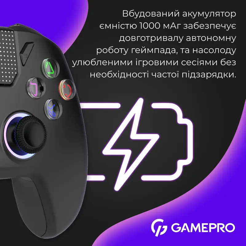 Бездротовий геймпад GamePro GPS13B фото