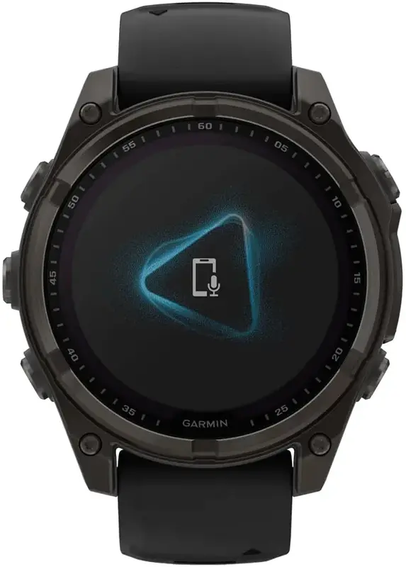 Смарт-годинник GARMIN Fenix 8 - 47 мм, Solar Sapphire, титан з DLC-покриттям Carbon Gray (010-02906-11) - фото - №2