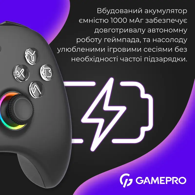 Бездротовий геймпад GamePro GPX13B фото