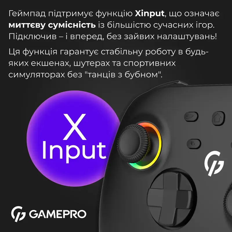 Бездротовий геймпад GamePro GPX13B фото