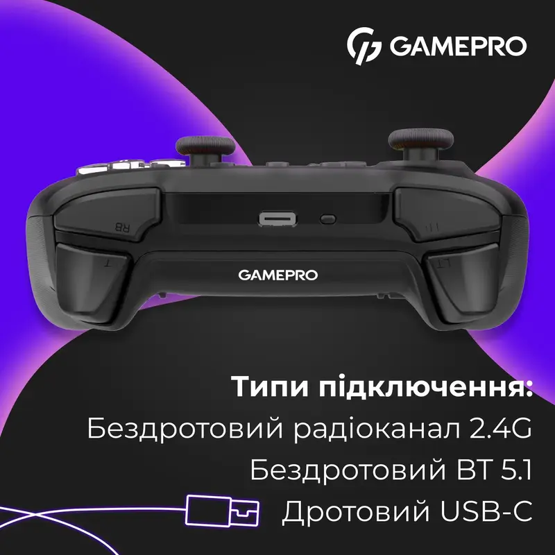 Бездротовий геймпад GamePro GPX13B фото