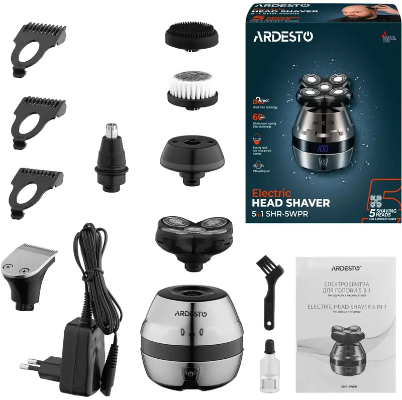 Електробритва Ardesto SHR-5WPR - фото - №10