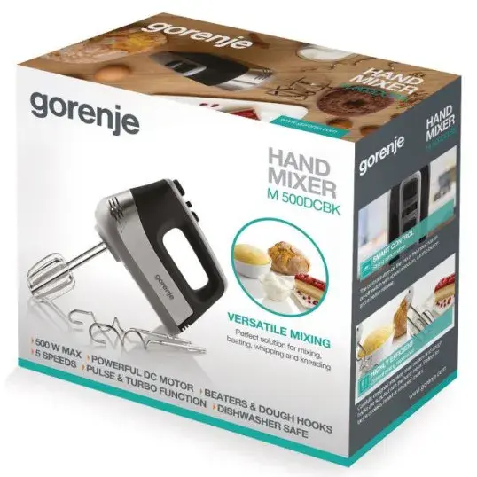Міксер ручний GORENJE M500DCBK - фото - №2