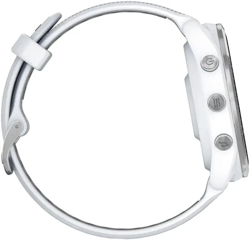 Смарт-годинник GARMIN Forerunner 965 з білим корпусом та біло-сірим силіконовим ремінцем (010-02809-11) - фото - №5