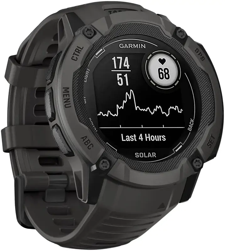 Смарт-годинник GARMIN Instinct 2X Solar графітовий (010-02805-00) фото