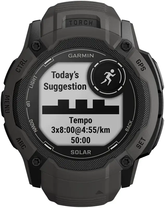 Смарт-годинник GARMIN Instinct 2X Solar графітовий (010-02805-00) фото