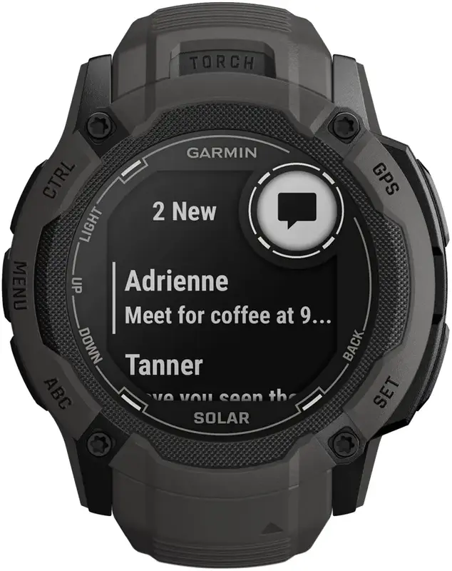 Смарт-годинник GARMIN Instinct 2X Solar графітовий (010-02805-00) фото