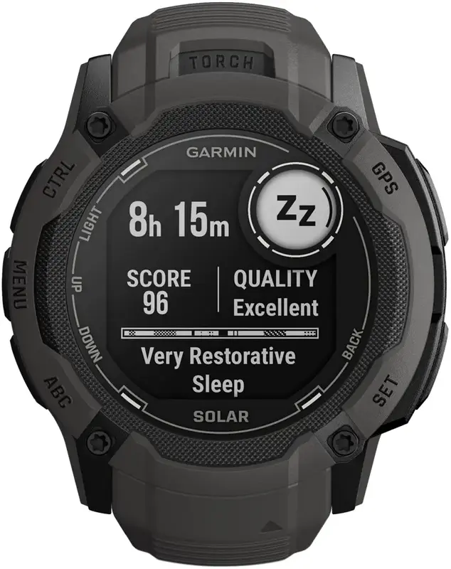 Смарт-годинник GARMIN Instinct 2X Solar графітовий (010-02805-00) фото