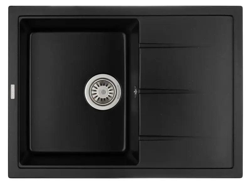 Мийка GRANADO Blanos black shine (680*500mm.) - фото - №0