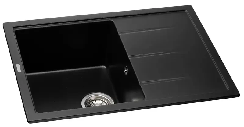 Мийка GRANADO Blanos black shine (680*500mm.) - фото - №1