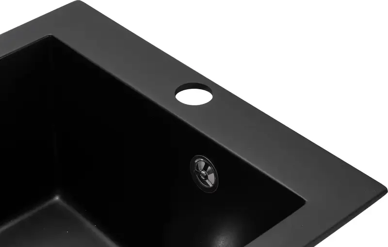 Мийка GRANADO CADIZ black shine (410*500mm.) - фото - №2