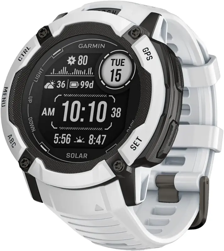 Смарт-годинник GARMIN Instinct 2X Solar білий (010-02805-04) - фото - №0