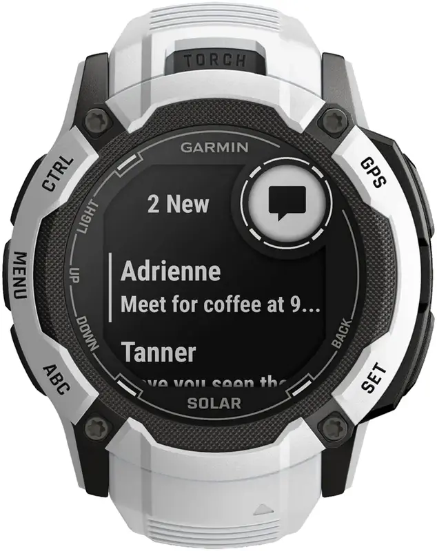 Смарт-годинник GARMIN Instinct 2X Solar білий (010-02805-04) - фото - №5