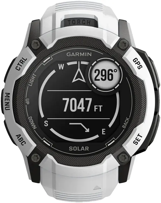 Смарт-годинник GARMIN Instinct 2X Solar білий (010-02805-04) - фото - №8