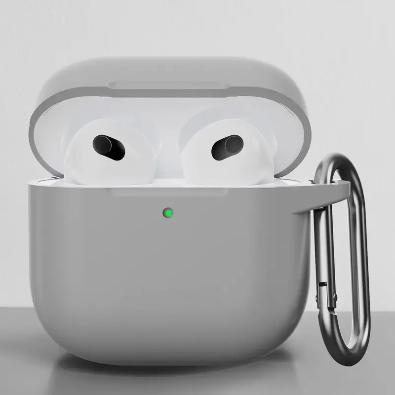 Чохол для Apple AirPods 4 ArmorStandart Hang Case (Light Grey) - фото - №3
