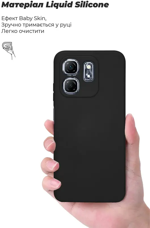 Чехол ArmorStandart ICON для Infinix Hot 50i / Smart 9 Camera cover (Black) фото