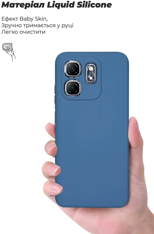 Чехол ArmorStandart ICON для Infinix Hot 50i / Smart 9 Camera cover (Blue) фото