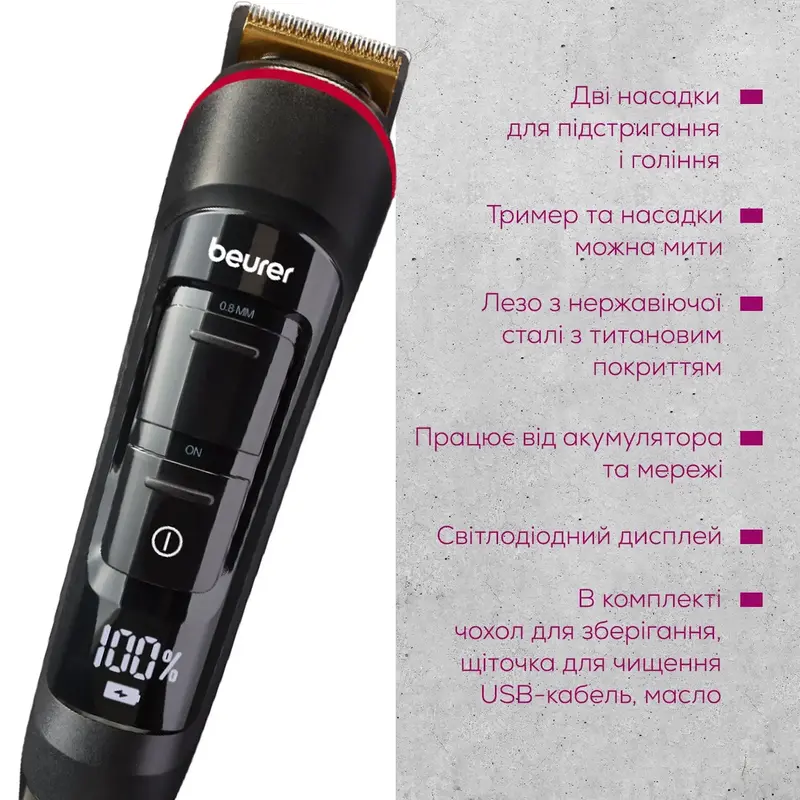 Триммер для бороды Beurer MN4X - фото - №3