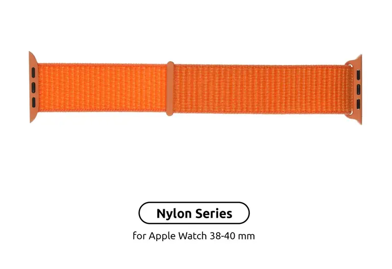 Ремінець для Apple Watch 42/41/40/38 (Series 10) ArmorStandart Nylon Band Помаранчевий фото