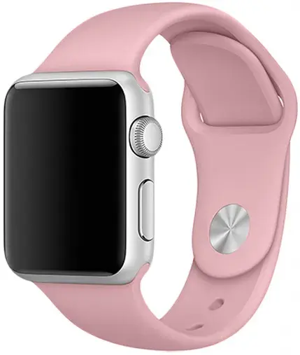 Ремешок для Apple Watch 49/46/45/44/42 ArmorStandart Sport Band (3 Straps) Бледно-розовый фото