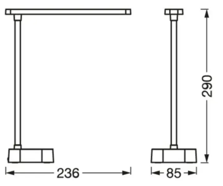 Лампа настольная с аккумулятором LEDVANCE Panan Fold 5.2Вт 4000K 1200мАч USB-A белый - фото - №7