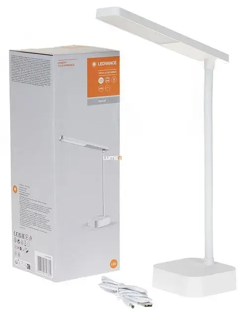 Лампа настольная с аккумулятором LEDVANCE Panan Fold 5.2Вт 4000K 1200мАч USB-A белый - фото - №1