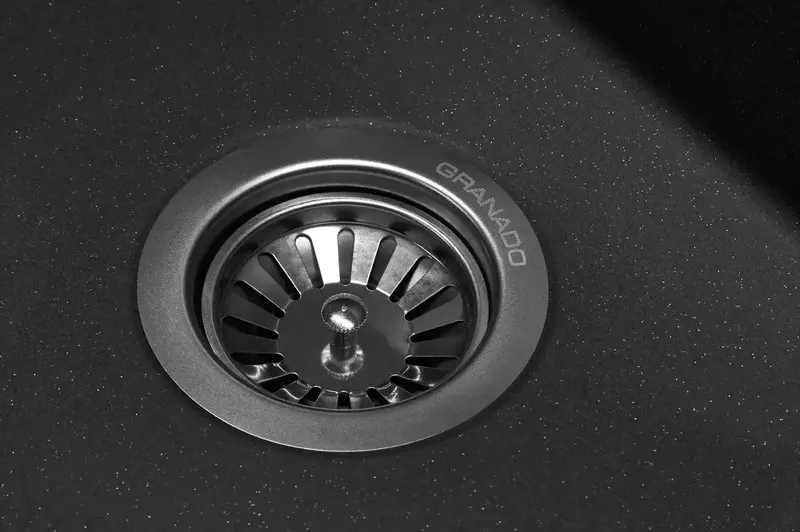 Мийка GRANADO LERIDA black shine (560*510mm.) - фото - №4