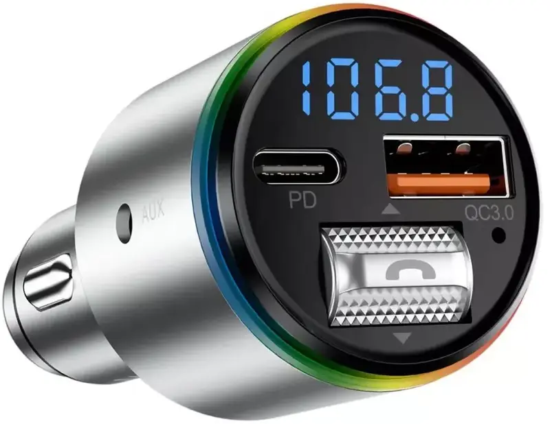 Ун.АЗУ Proove Power Drive FM Launcher 30W (PD+QC3.0) Type-C+USB++AUX фото
