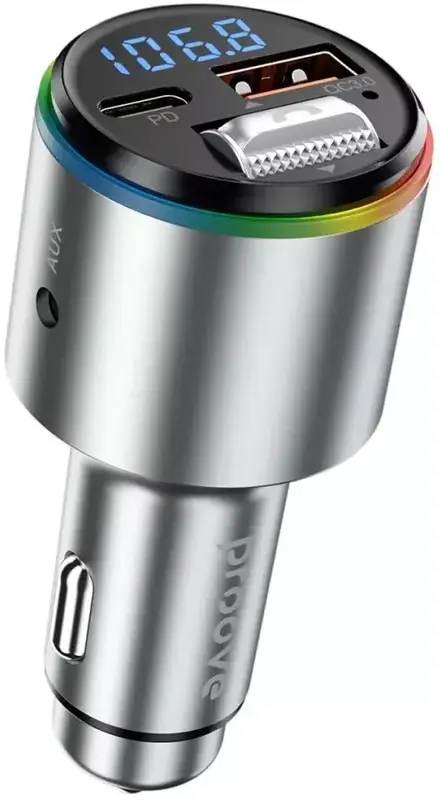 Ун.АЗУ Proove Power Drive FM Launcher 30W (PD+QC3.0) Type-C+USB++AUX фото