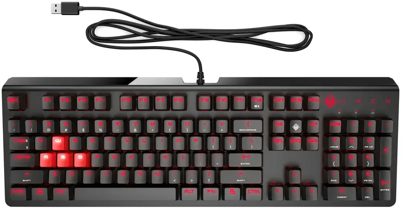 Клавiатура HP OMEN Encoder CHERRY MX (Black) 6YW75AA - фото - №1
