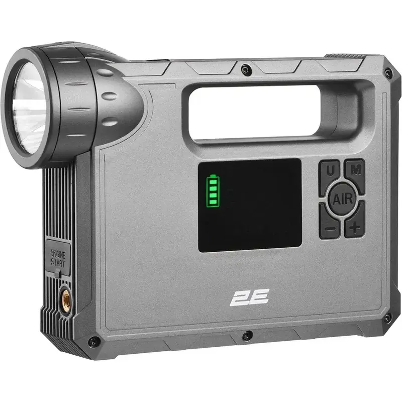 Пуско-зарядний пристрій портативний 2E Pitman, струм 400А/пік 1000А, 10000 мА/37 Втч, павербанк, - фото - №2