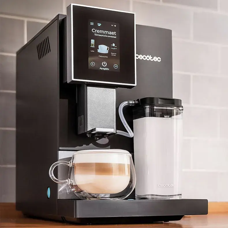 Кавомашина CECOTEC Cremmaet Compactccino Connected Black Silver - фото - №7