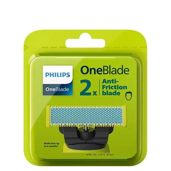 Змінні леза PHILIPS OneBlade QP225/50 (2 шт) для надчутливої шкіри фото
