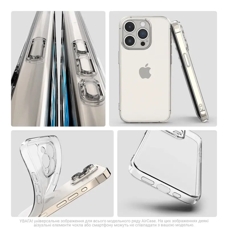 Чохол для OPPO Reno12 Pro ArmorStandart Air Camera cover (Clear) - фото - №3