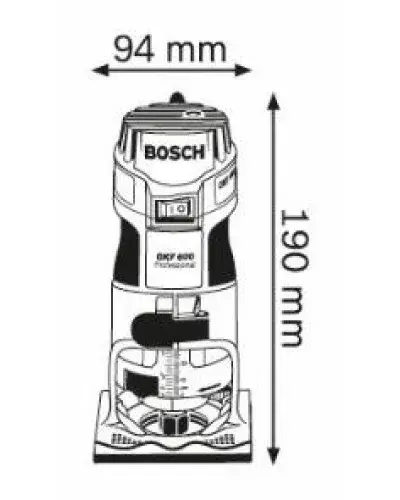 Фрезер Bosch GKF 600 600Вт - фото - №4
