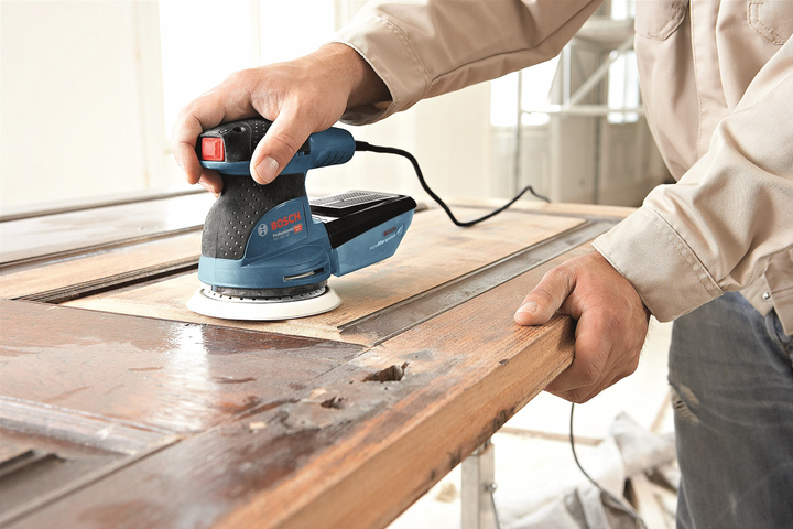 Шліфмашина ексцентрикова Bosch GEX 125-1 AE 250Вт - фото - №7