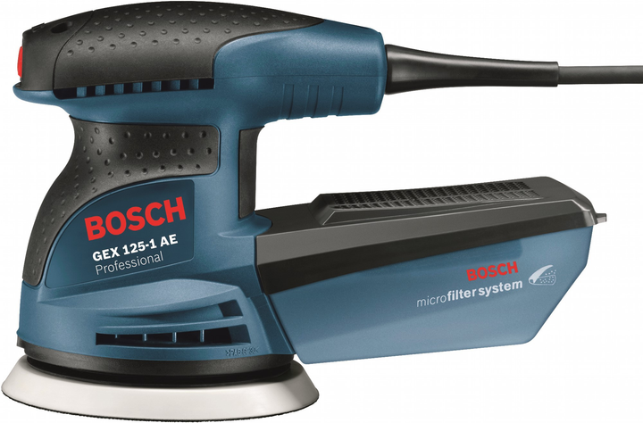 Шліфмашина ексцентрикова Bosch GEX 125-1 AE 250Вт - фото - №1