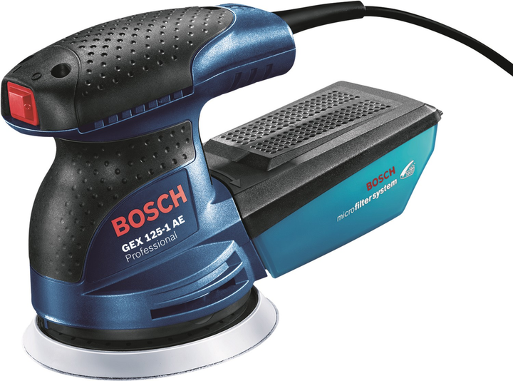 Шліфмашина ексцентрикова Bosch GEX 125-1 AE 250Вт - фото - №0