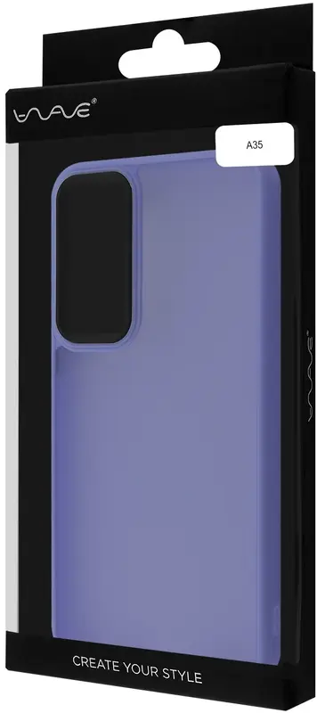 Чехол для Samsung A35 WAVE Matte Color Case (light purple) - фото - №4