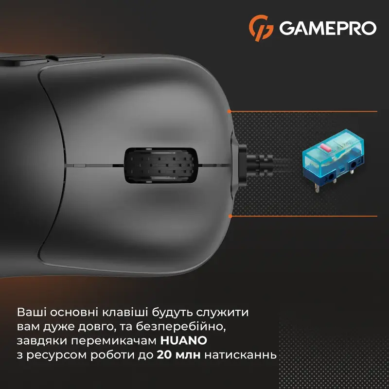 Игровая компьютерная мышь GamePro GM690B Black фото